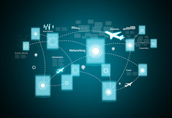 Modern wireless technology and social network