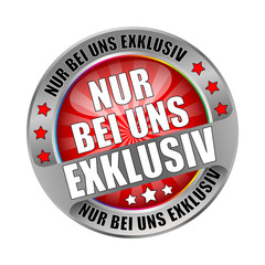Bügel Button nur bei uns exklusiv  Rot