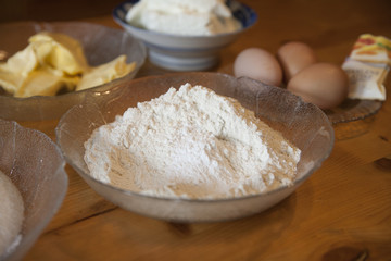 Zutaten zum Backen