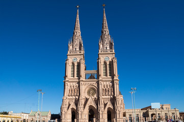 The cathedral of Lujan in Argentina