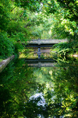 Bridge in Vajdahunyad Castle. Budapest, Hungary