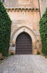 Fototapeta na wymiar DENTEX Frasso Zamek. San Vito dei Normanowie. Apulia. Włochy.