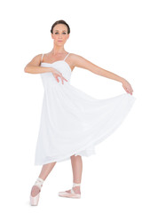 Serious young ballet dancer posing © lightwavemedia