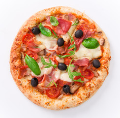 Delicious italian pizza