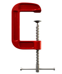 Red Clamp Tool Front