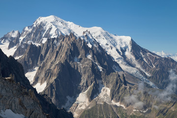 Mont Blanc massif from Grands Montets