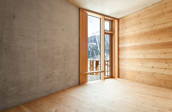 architecture modern design, mountain home, room