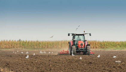 Obraz premium preparation in the fields