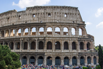 Fototapeta premium The colloseum in Rome, Italy