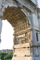 Naklejka premium The Arch of Titus, Rome, Italy