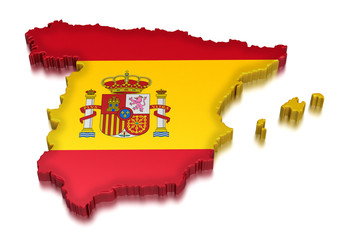 Spain  (clipping path included)