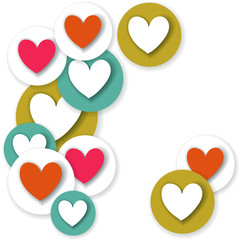 Hearts background