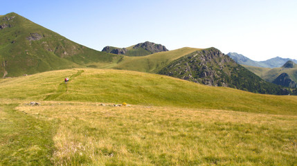 Obraz premium Alpine mountaintop