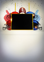 Abstract american football background