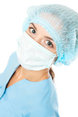 Doctor with surgical mask