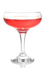 Berry jelly isolated on white