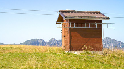 Alpine mountaintop