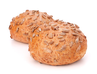 Two sandwich bun with sunflower seeds
