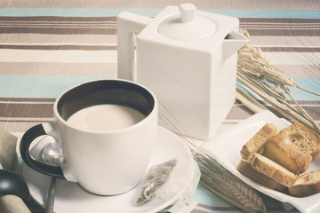 Breakfast and toast