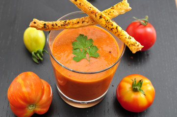 Gazpacho, kalte Tomatensupppe