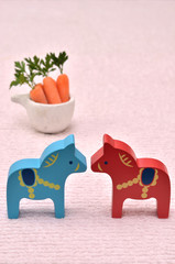 午年の年賀状素材