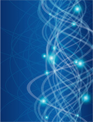 Blue abstract. Vector background.