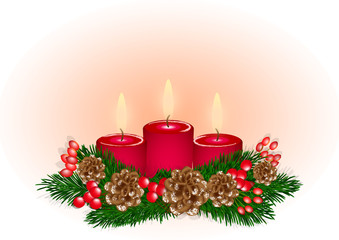 クリスマスキャンドル