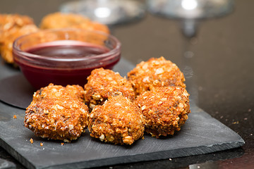 Crispy deep fried Haggis