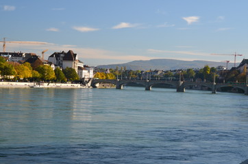 Fototapeta premium Mittlere Brücke, Basel, Switzerland