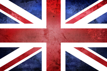Fototapeta premium Grunge United Kingdom Flag