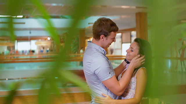 young, beautiful , loving couple