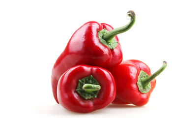 paprika isolated on white