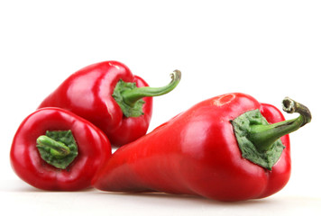 paprika isolated on white