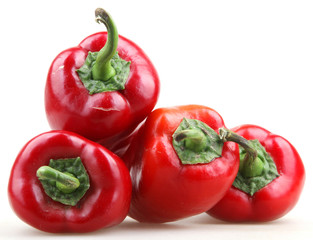 paprika isolated on white