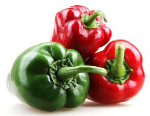 paprika isolated on white