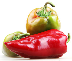 paprika isolated on white