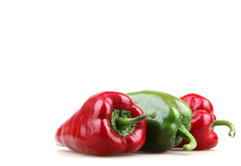 paprika isolated on white