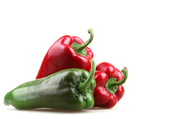 paprika isolated on white