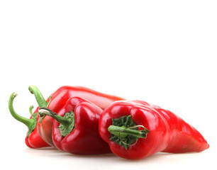 paprika isolated on white