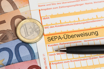 Sepa-&Uuml;berweisung