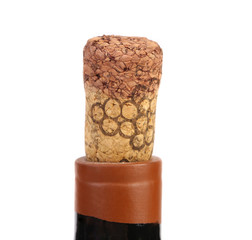 Closed bottle of second cork.