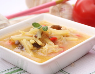 chinesische Gemüsesuppe