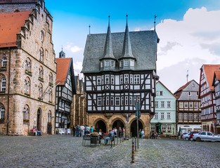 Altstadt in Alsfeld, Deutschland