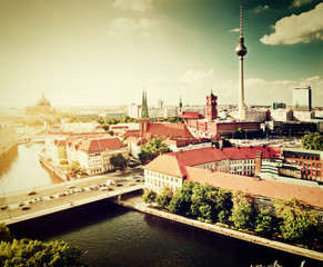 Berlin, Germany view on major landmarks