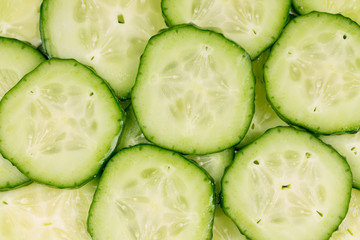 Background with cucumber