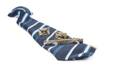 men's necktie isolated