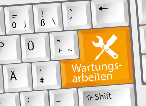 Wartungsarbeiten - Wartung - Tastatur deutsch
