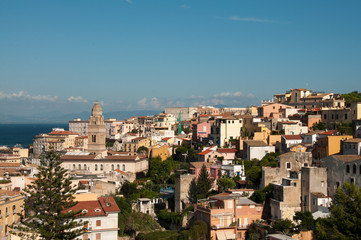 Obraz premium Panorama centro storico Gaeta