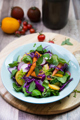 fresh vegetable salad