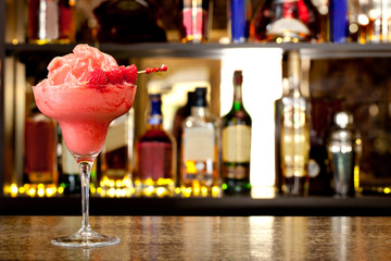 Raspberry-cream smoothie